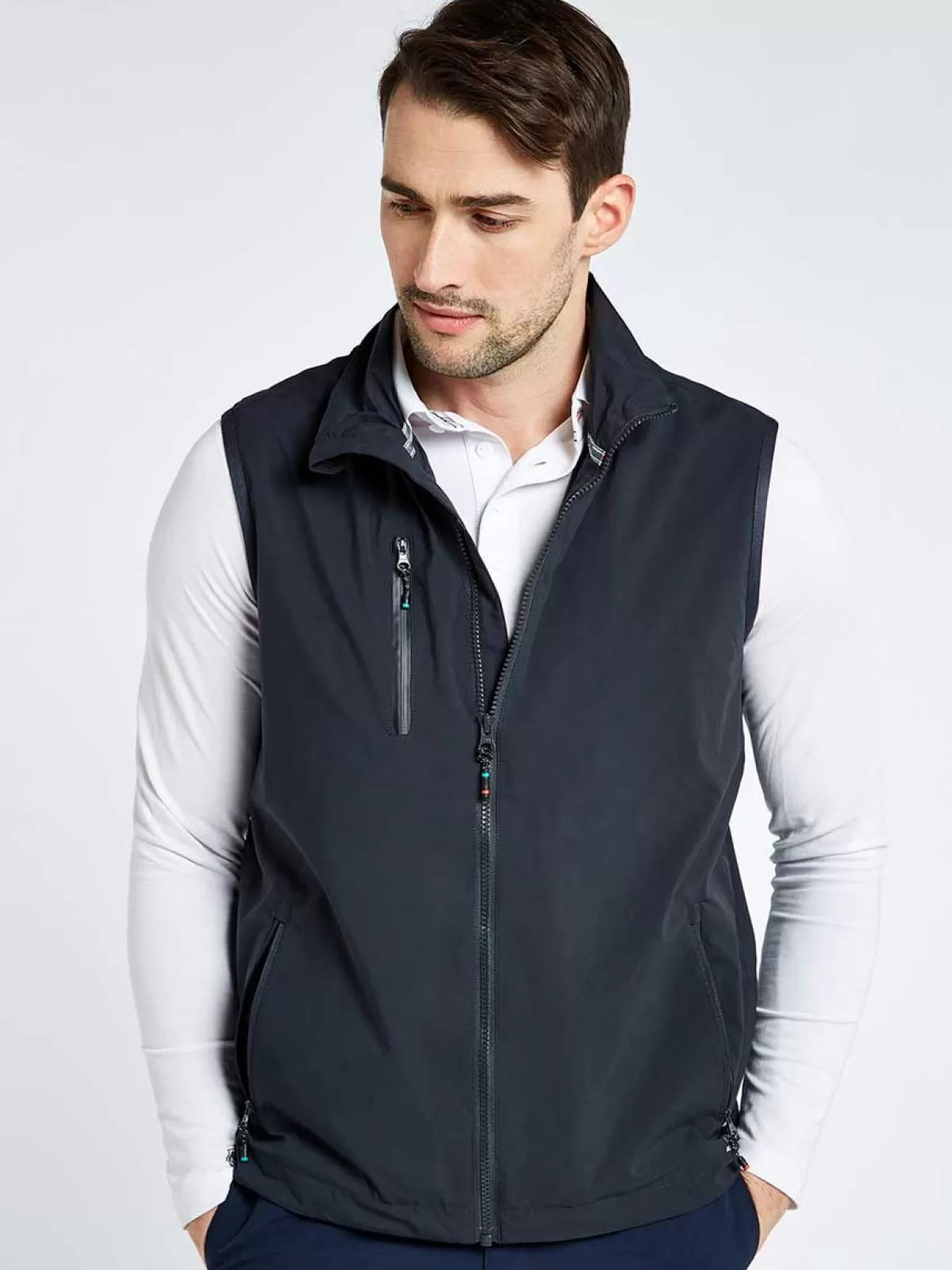 Store Dubarry Lanzarote Unisex Fleece-Lined Technical Gilet Graphite