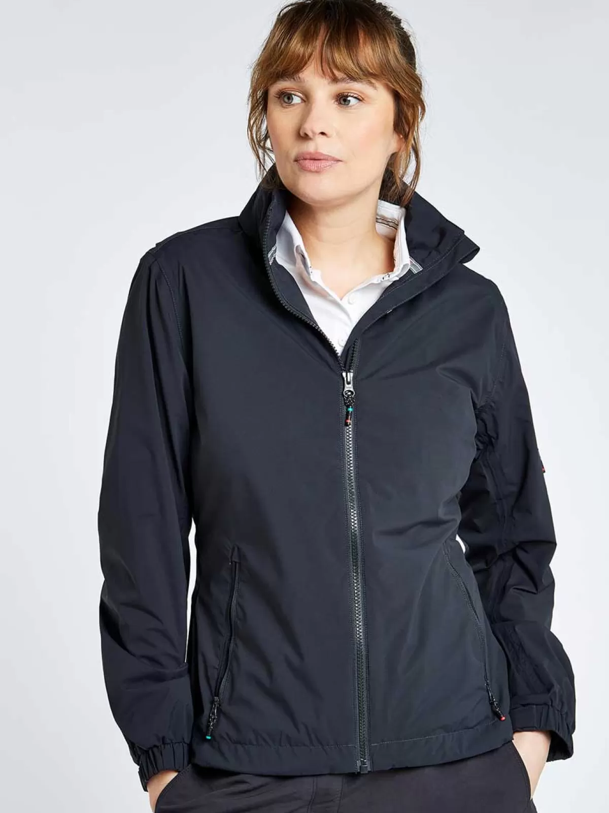 Clearance Dubarry Livorno Womens Fleece-Lined Crew Jacket Graphite