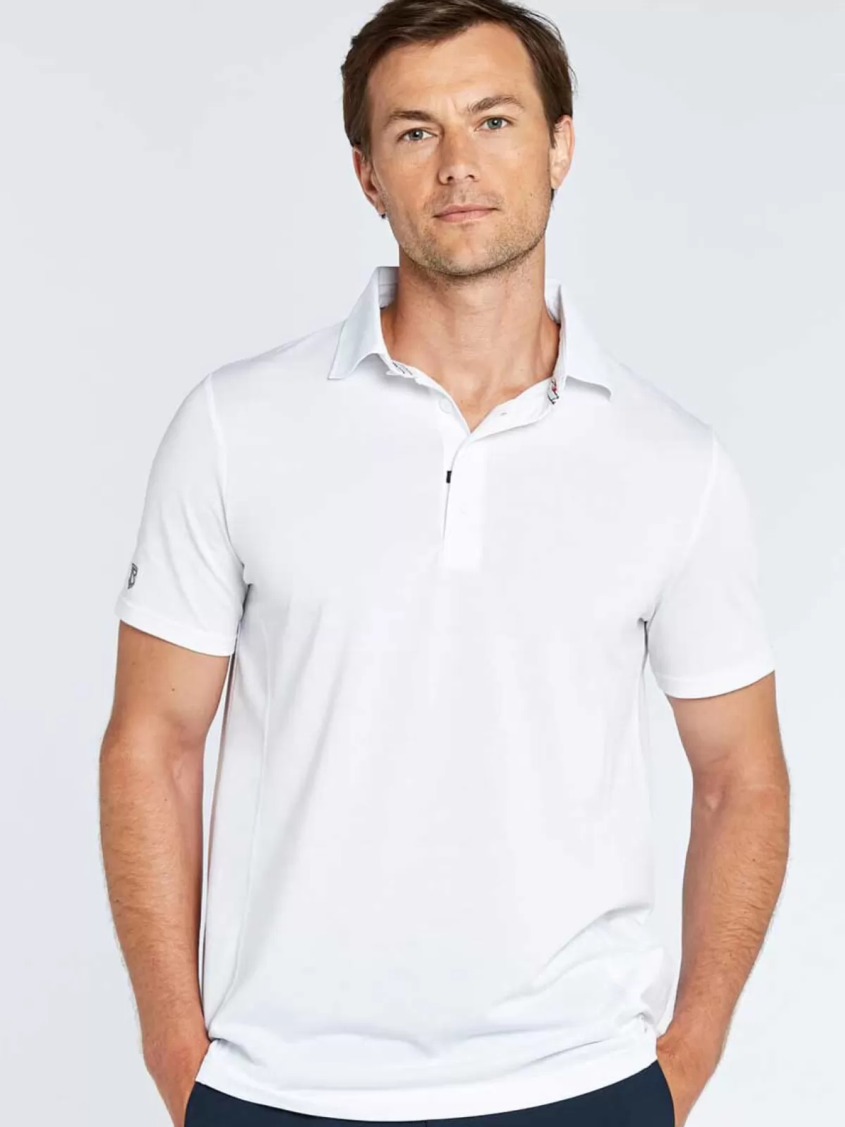 Discount Dubarry Sorrento Unisex Short-Sleeved Technical Polo White