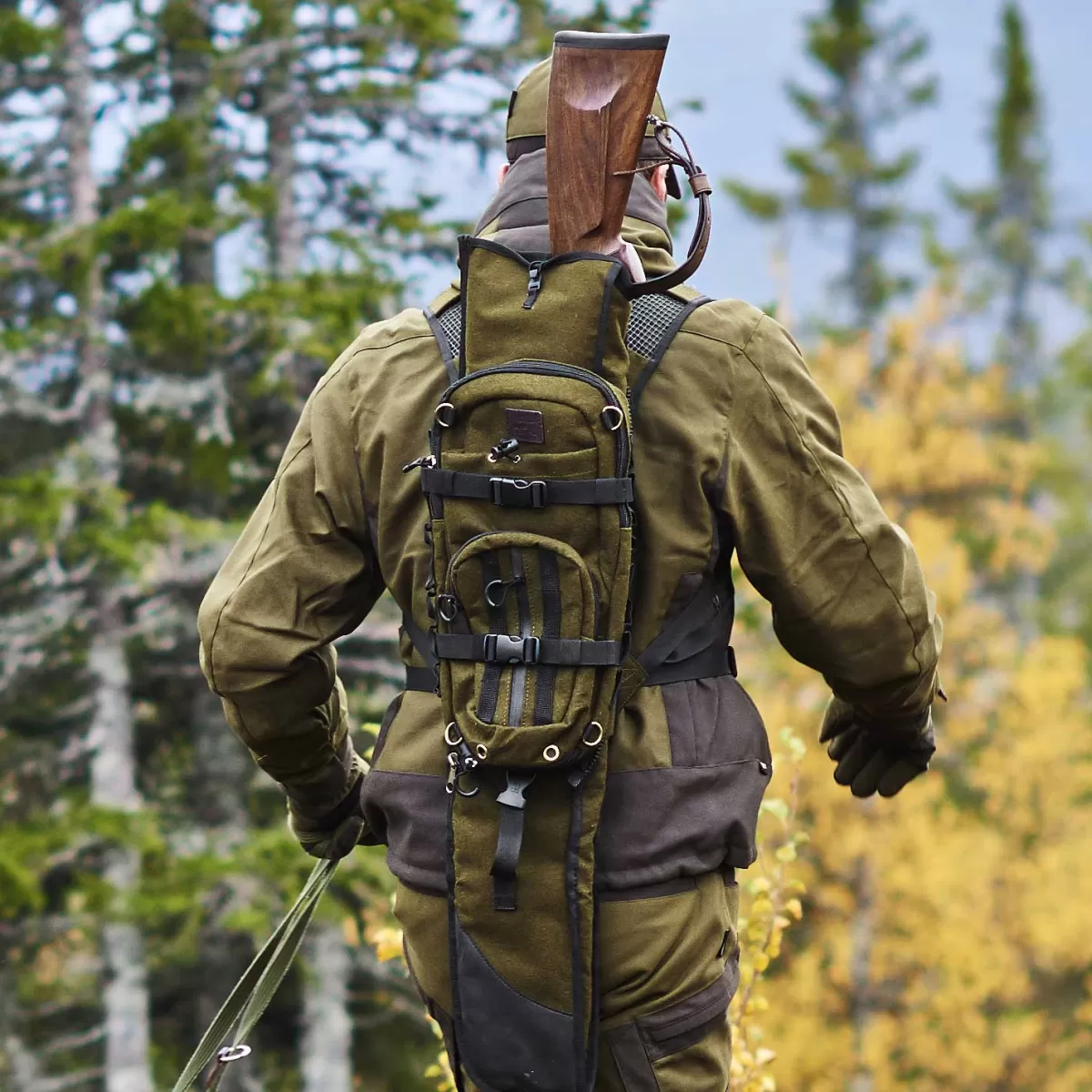 Cheap Harkila Alta Rucksack - 12 Litre In Melton Wool - Hunting Green Melton Wool Hunting Green