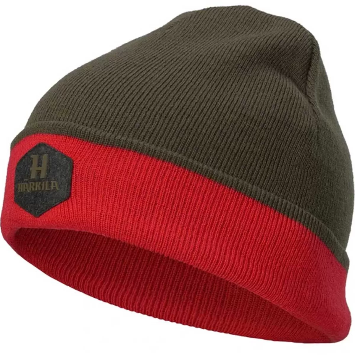 Hot Harkila Beanie - Driven Hunt Reversible - Willow Green