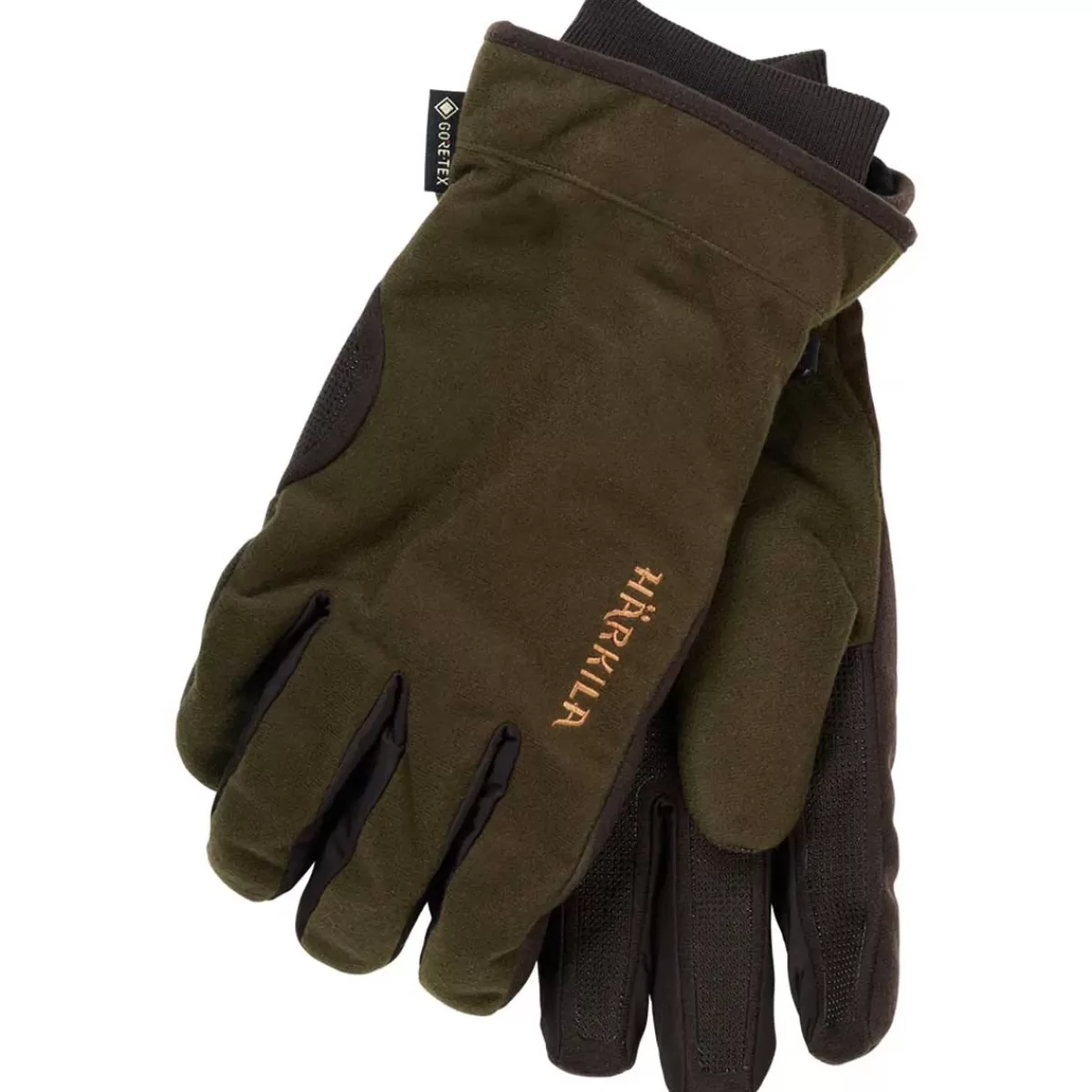 Hot Harkila Core Gtx Gloves - Hunting Green/Shadow Brown