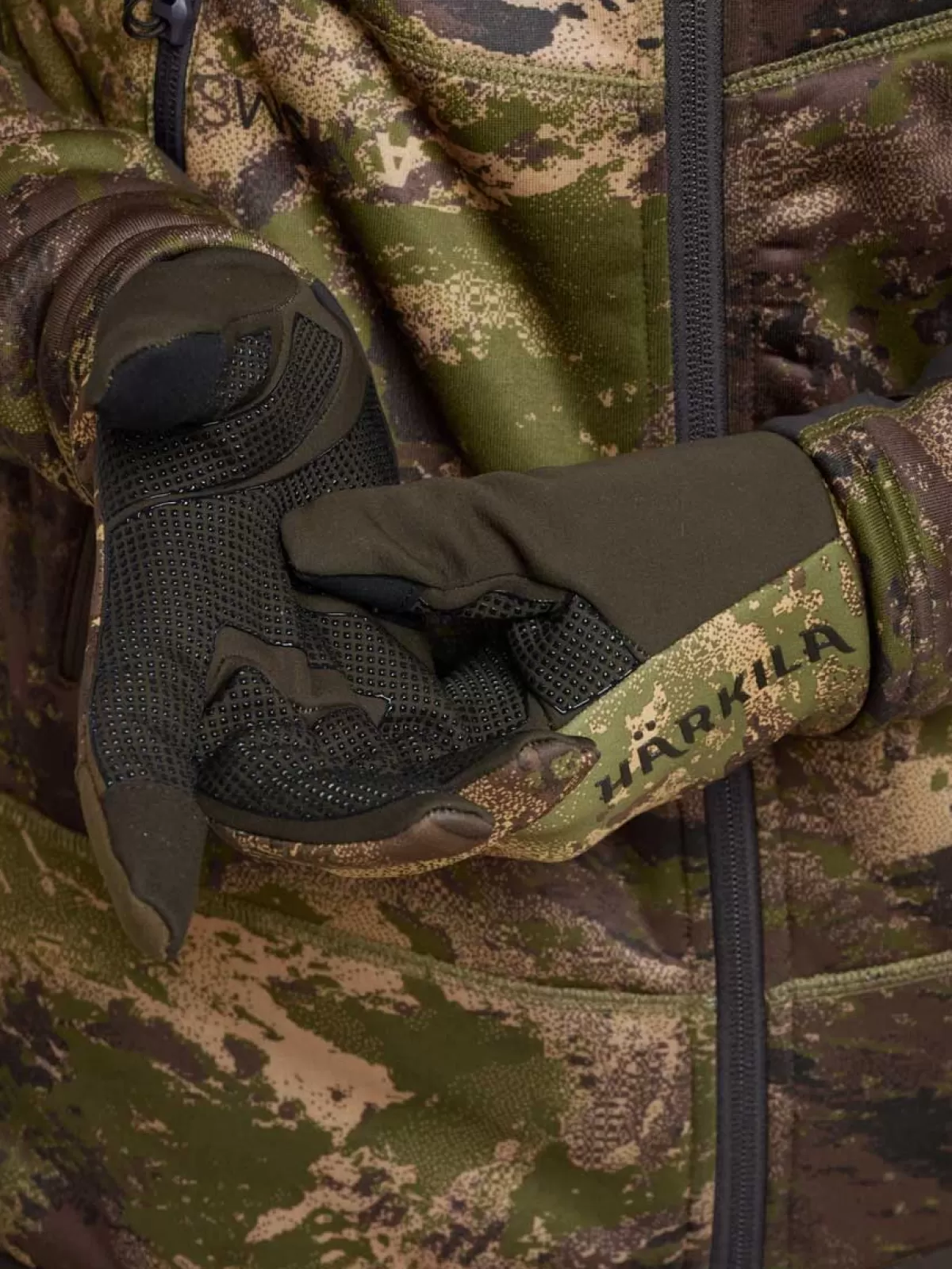 Fashion Harkila Deer Stalker Camo Fleece Gloves - Axis Msp Forest