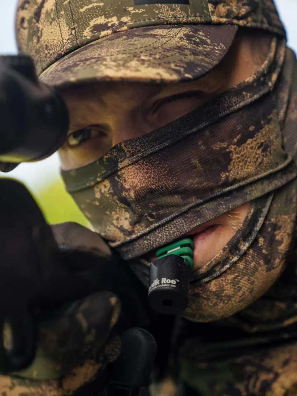 Outlet Harkila Deer Stalker Camo Mesh Facecover - Axis Msp Forest Green