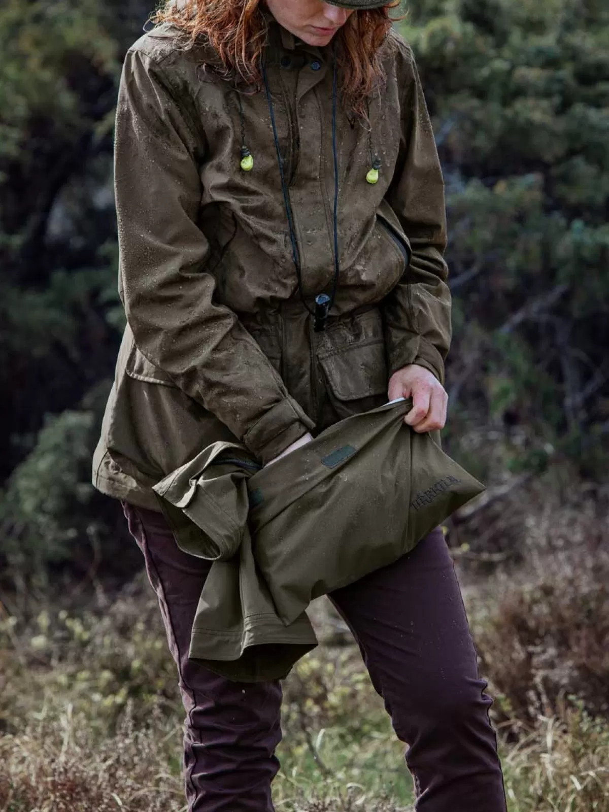 Online Harkila Orton Jacket - Ladies Lightweight Packable - Willow Green