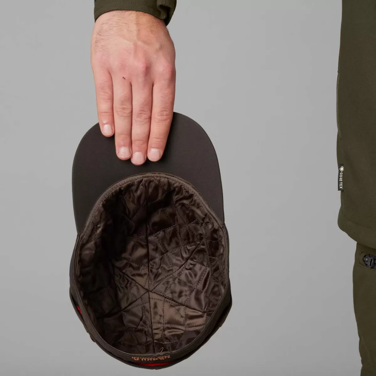 Hot Harkila Pro Hunter Gtx Reversible Cap - Willow Green & Orange