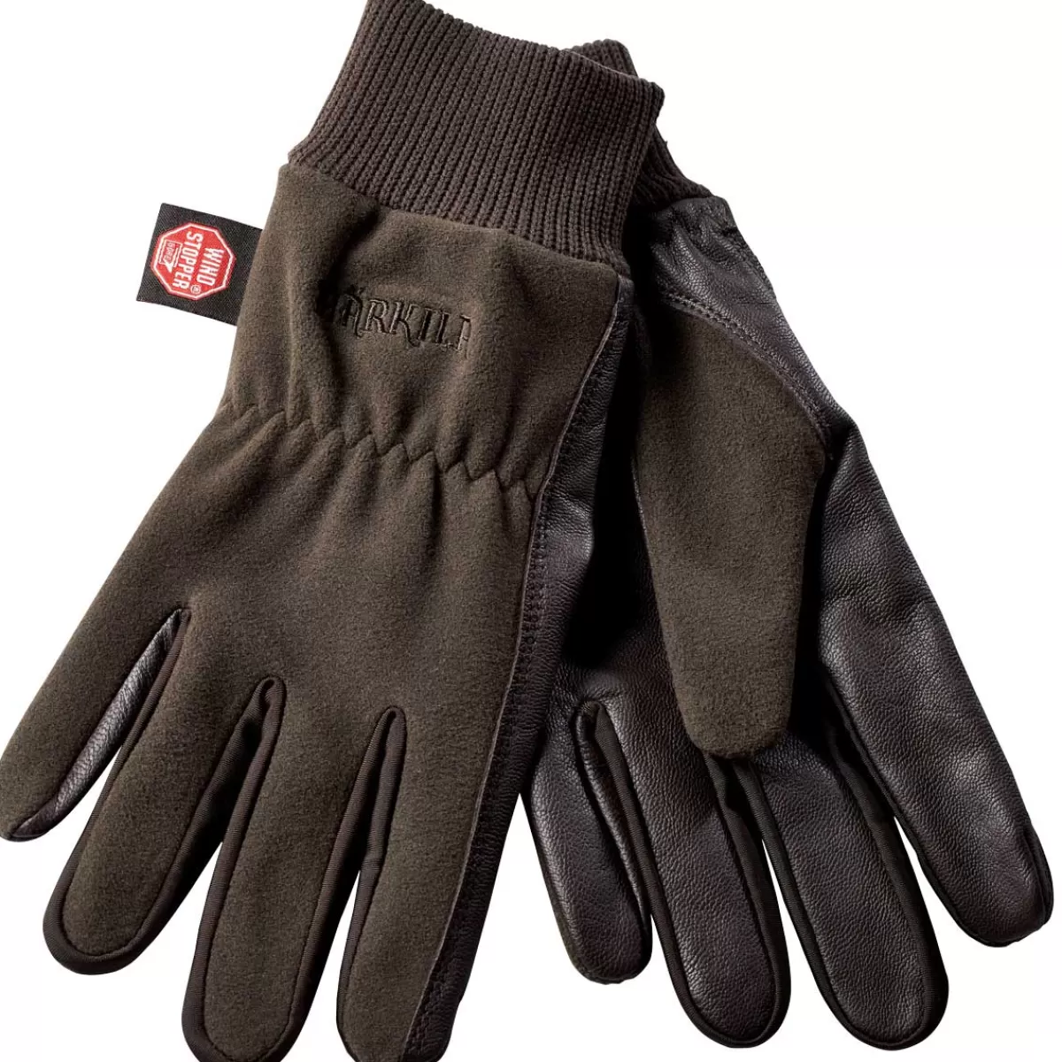 Clearance Harkila Pro Shooter Gloves - Gore Windstopper - Shadow Brown