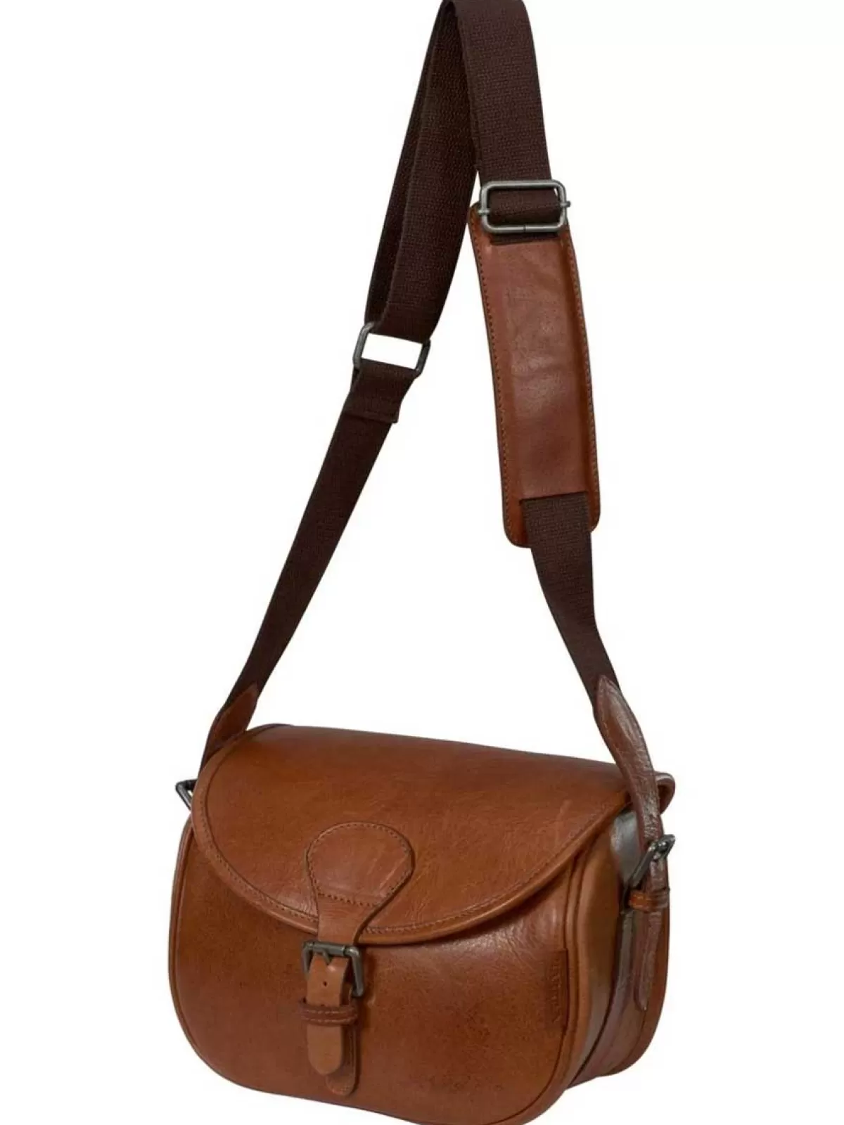 Clearance Harkila Retrieve Cartridge Bag - Vintage Leather - 125 Cartridges - Cognac