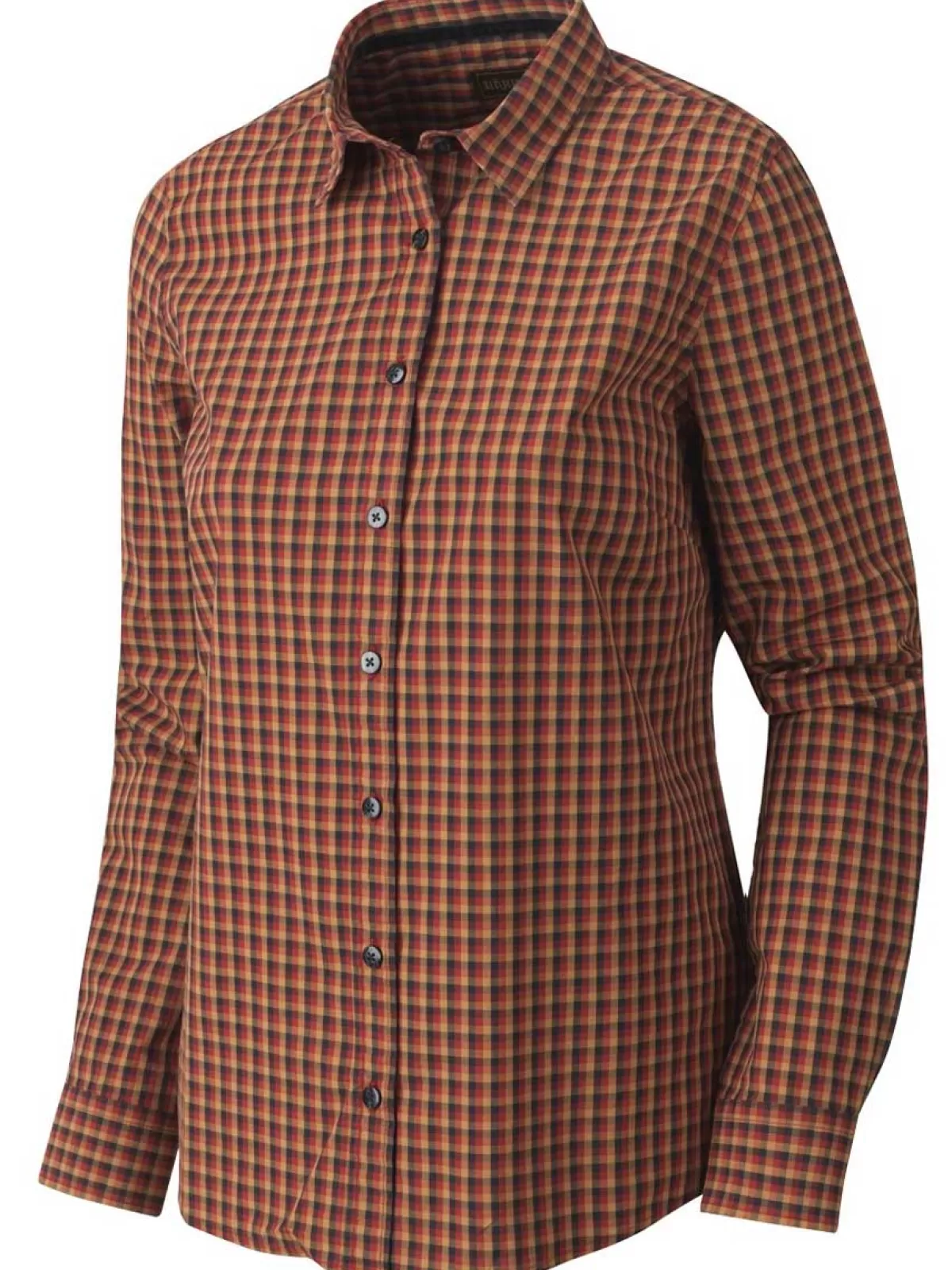 Shop Harkila Shirt - Ladies Selja Cotton Red/Black Check