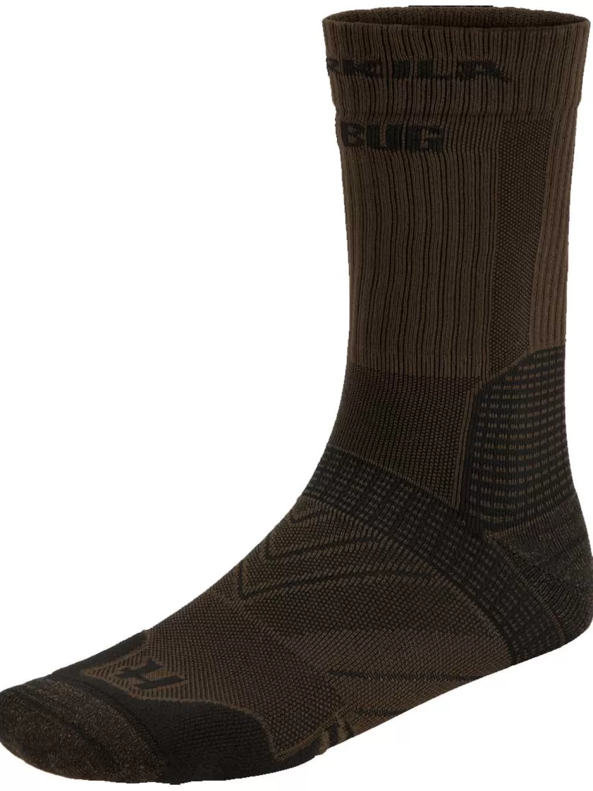 Clearance Harkila Trail Socks - Nanoglide - Dark Olive/Willow Green