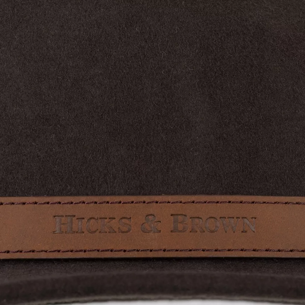 Outlet Hicks and Brown Hicks & Brown Ladies Suffolk Fedora Hat - Guinea And Pheasant Feather Dark Brown