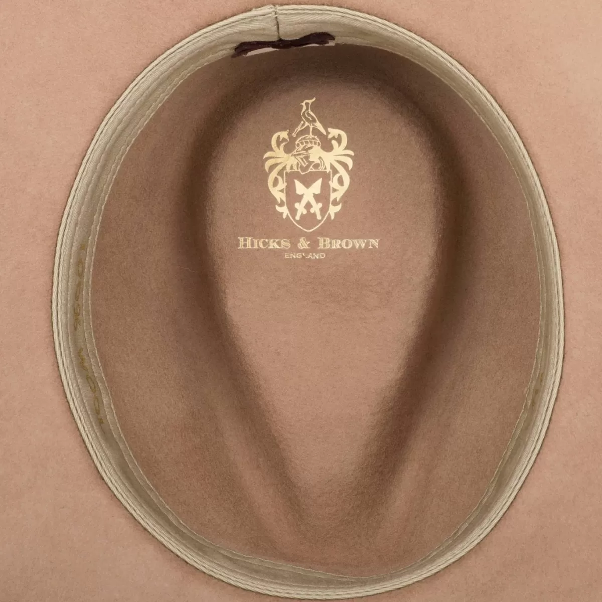 Discount Hicks and Brown Hicks & Brown Ladies Suffolk Fedora Hat - Pheasant Feather Wrap Camel