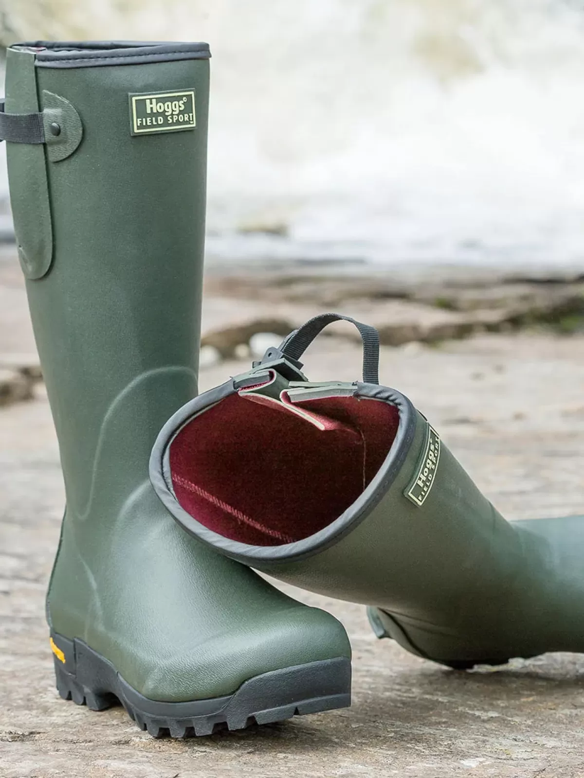 Online Hoggs of Fife Field Sport 365 Wellington Boot - Field Green