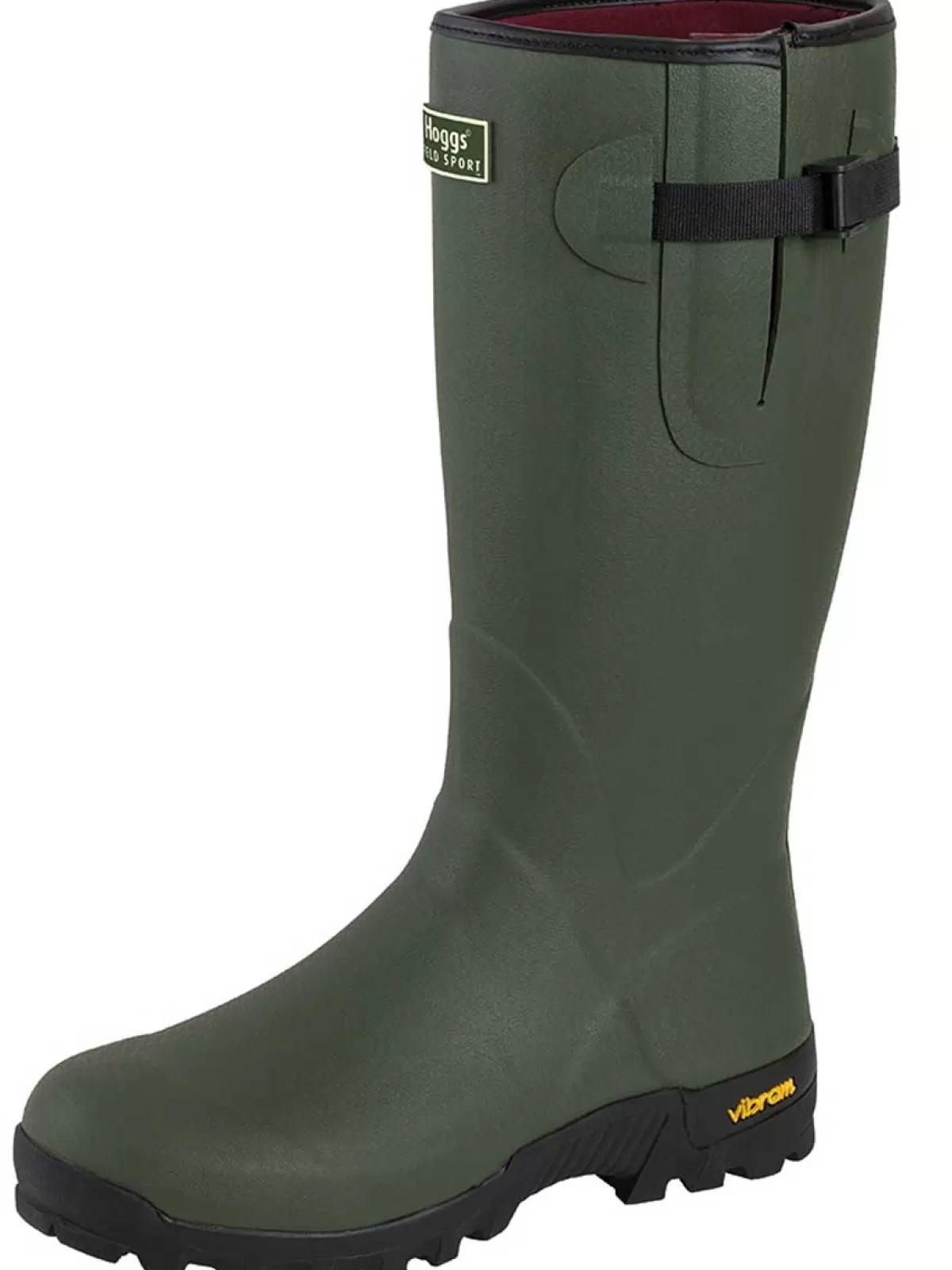 Fashion Hoggs of Fife Field Sport Neoprene-Lined Wellington - Field Green