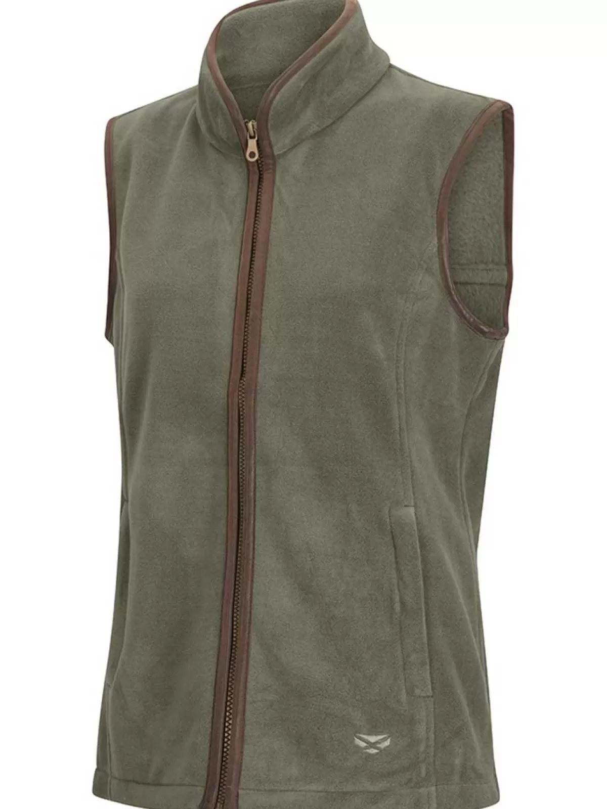 Sale Hoggs of Fife Stenton Technical Fleece Gilet - Ladies Lovat Green