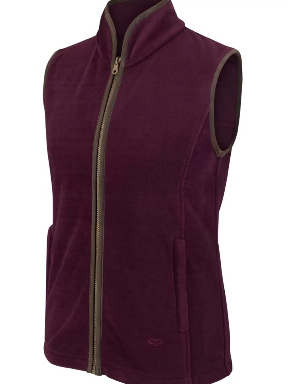 Discount Hoggs of Fife Stenton Technical Fleece Gilet - Ladies Merlot