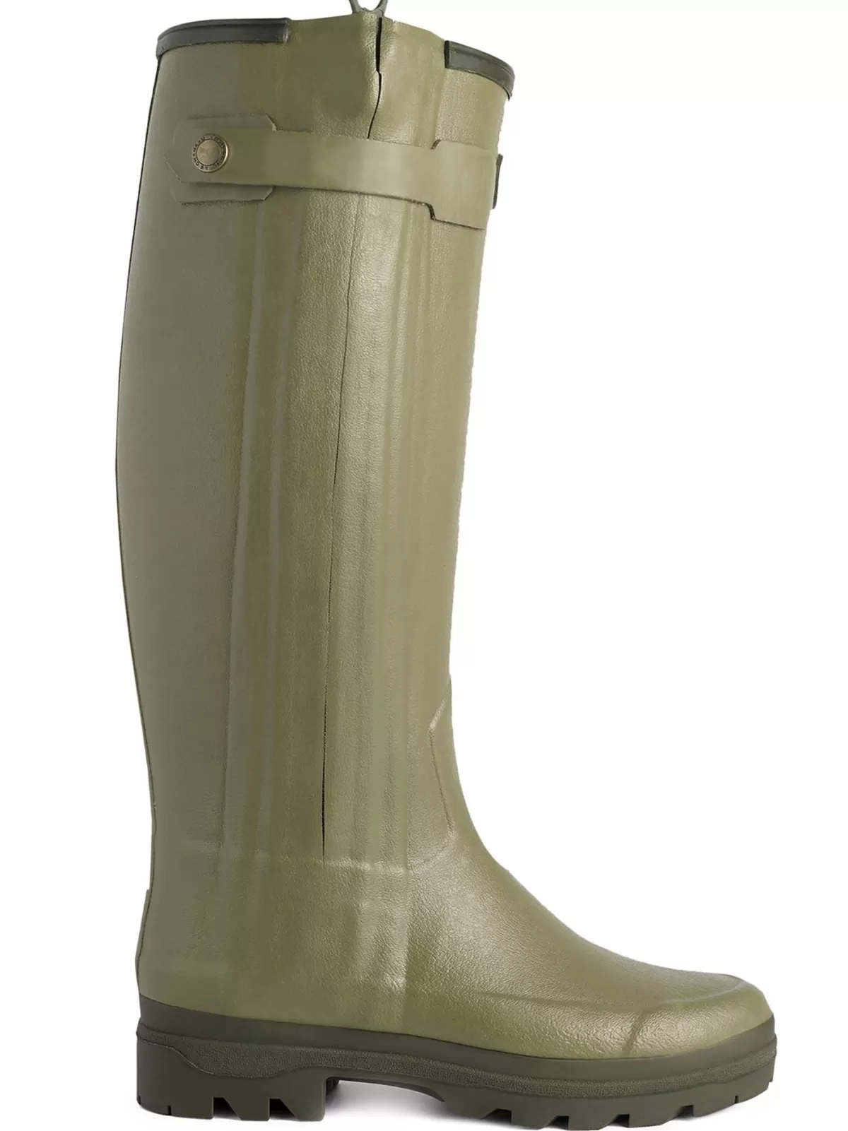 Fashion Le Chameau Chasseur Boots - Ladies Neoprene Lined Full Zip - Vert Vierzon Neoprene Lined Full Zip Vert Vierzon