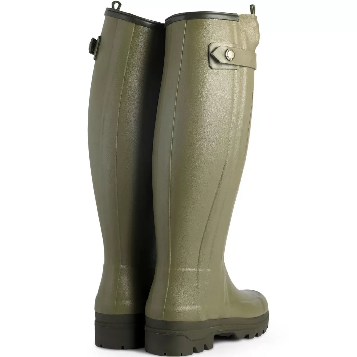 Fashion Le Chameau Chasseur Boots - Ladies Neoprene Lined Full Zip - Vert Vierzon Neoprene Lined Full Zip Vert Vierzon