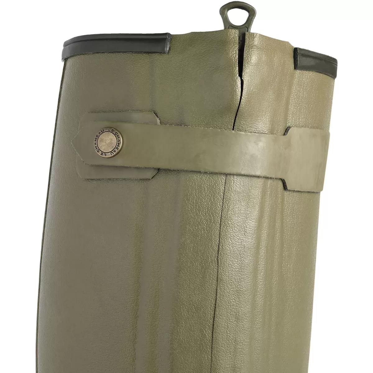 Fashion Le Chameau Chasseur Boots - Ladies Neoprene Lined Full Zip - Vert Vierzon Neoprene Lined Full Zip Vert Vierzon