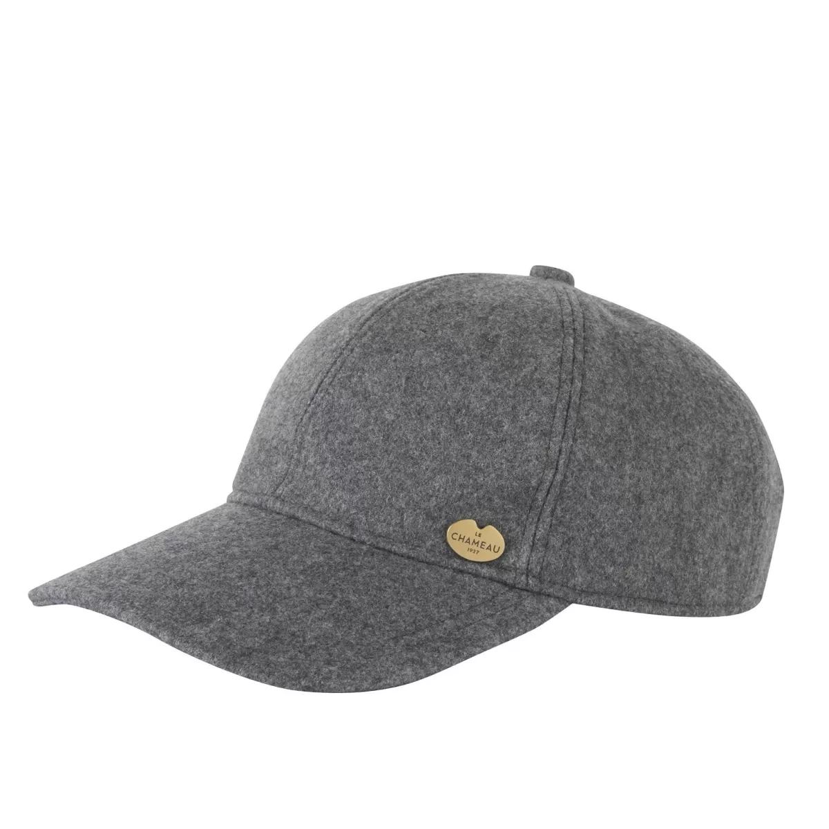 Hot Le Chameau Melton Wool Cap Gris