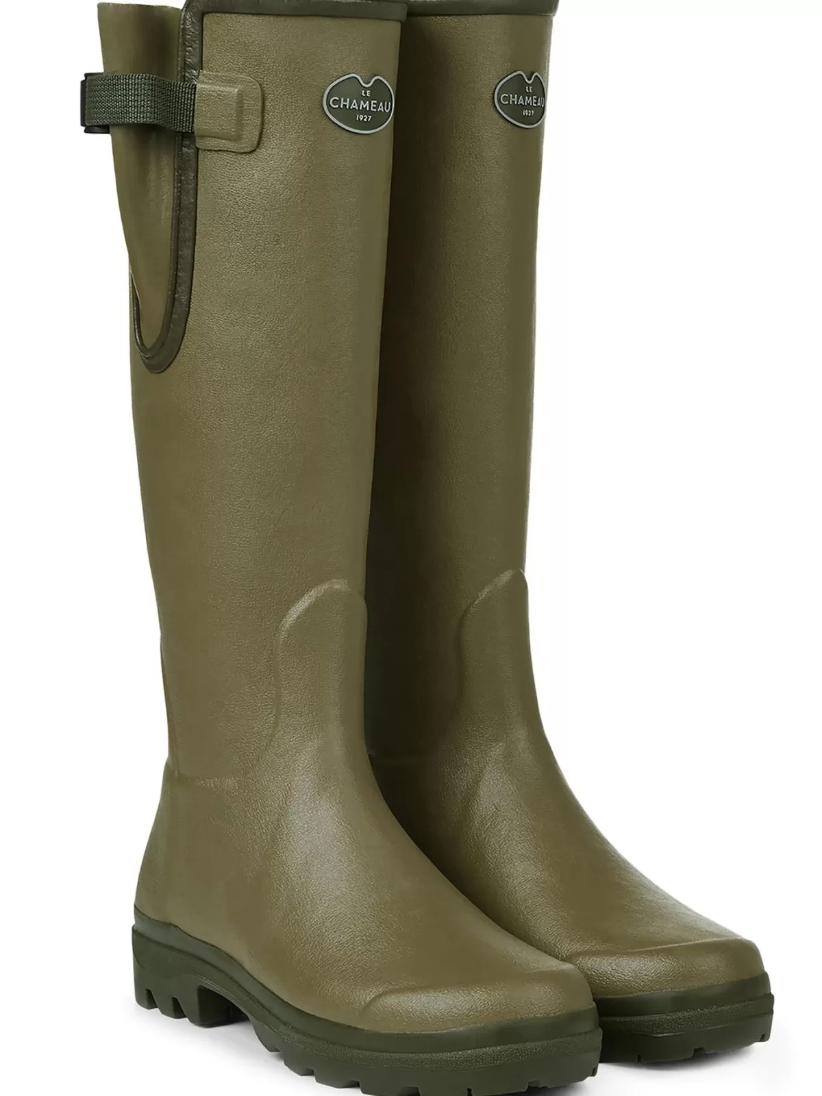 Flash Sale Le Chameau Vierzon Boots - Ladies Jersey Lined Vert Vierzon