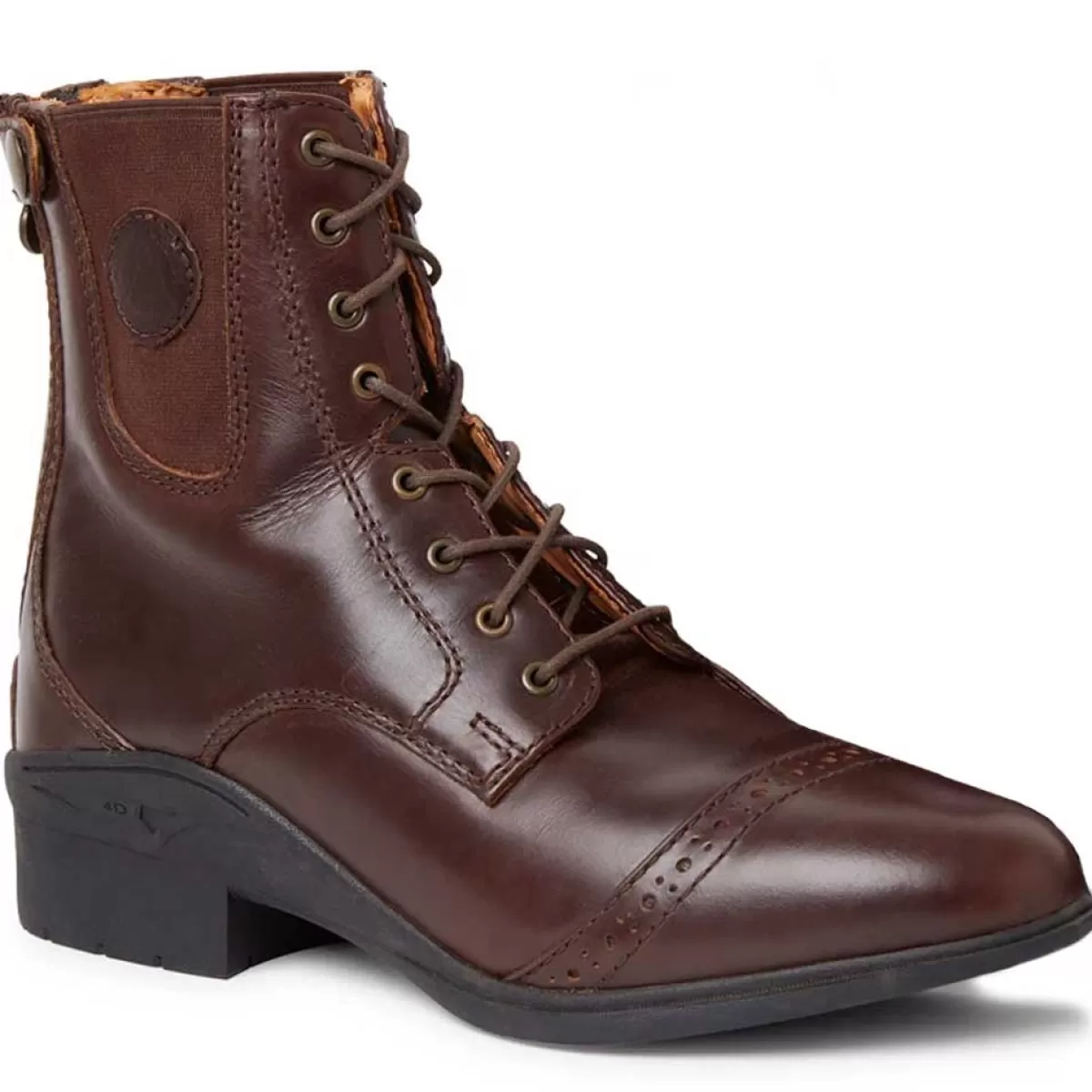 Hot Mountain Horse Aurora Lace Paddock Boots - Back Zip Brown