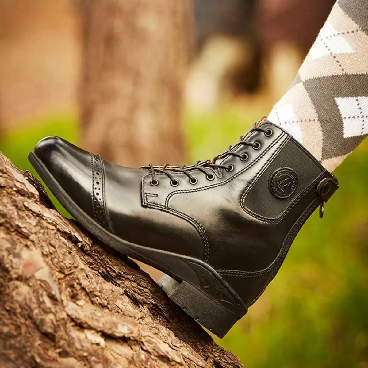 Store Mountain Horse Aurora Lace Paddock Boots - Back Zip Black