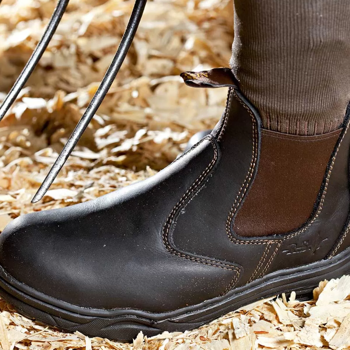 Fashion Mountain Horse Protective Jodhpur Boots - Brown