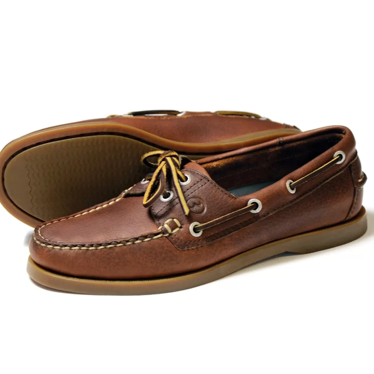 Discount Orca Bay Ladies Creek Leather Deck Shoes Havana