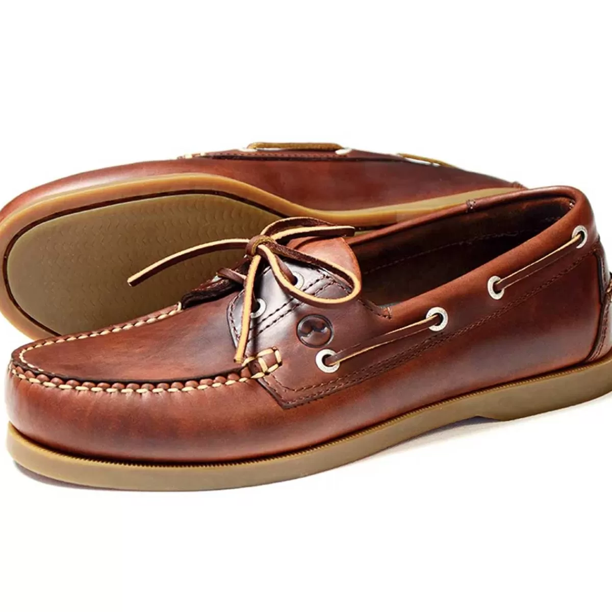 Online Orca Bay Ladies Creek Leather Deck Shoes Saddle