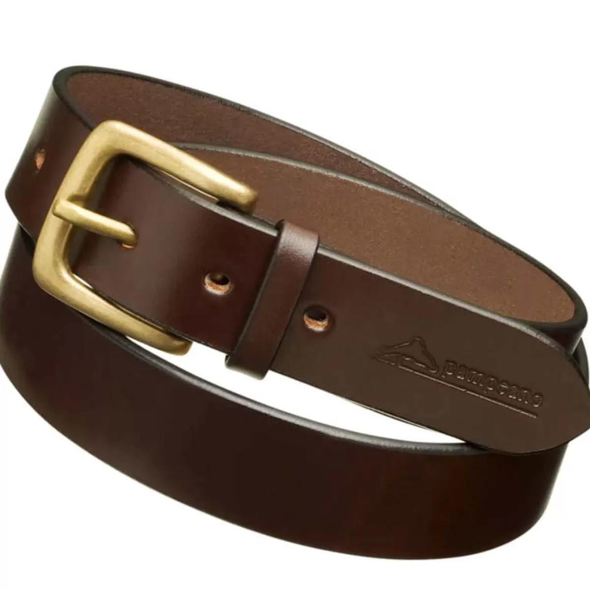 Cheap Pampeano Leather Belt - Papa Brown