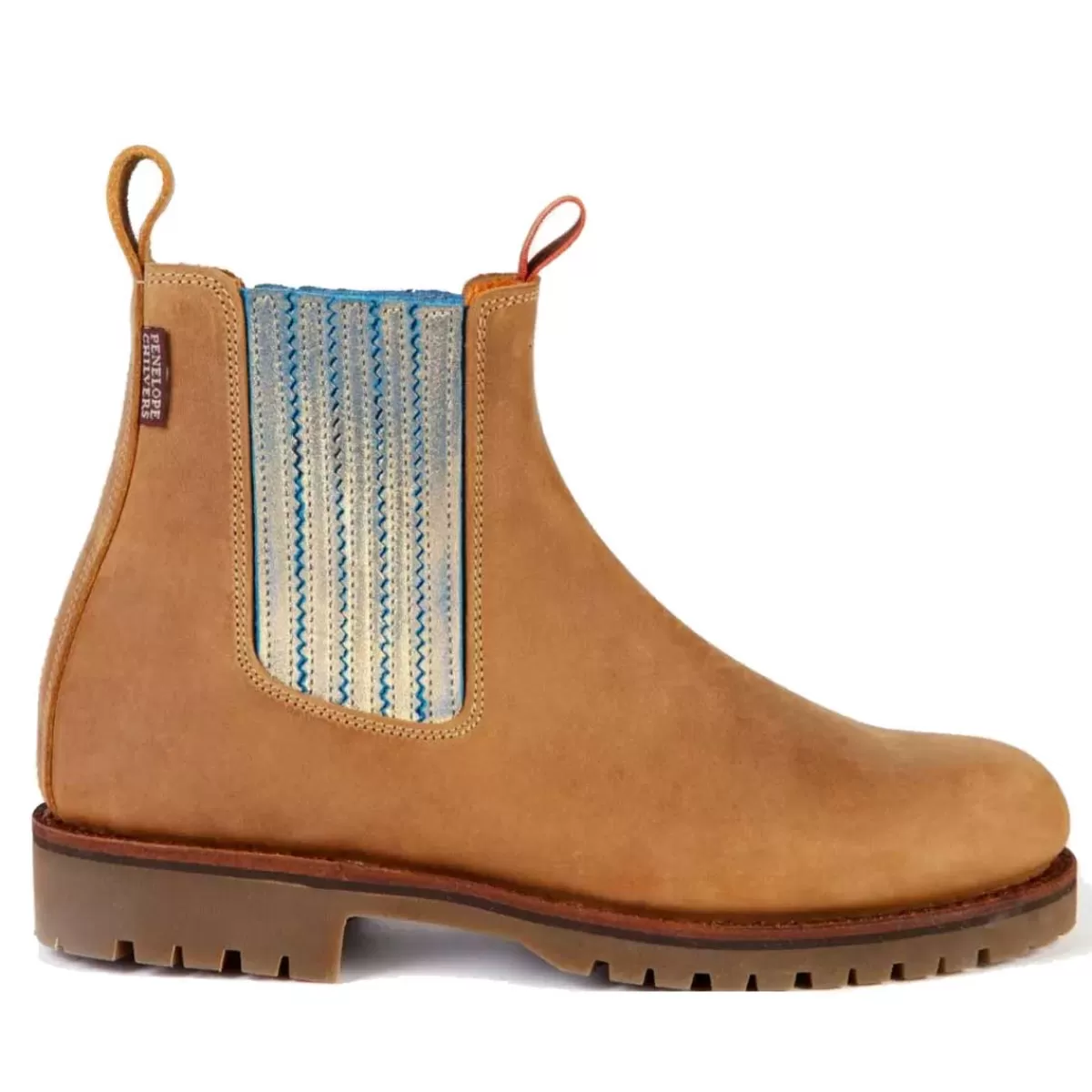 Store Penelope Chilvers Oscar Chelsea Boots - Leather - Biscuit/Sky