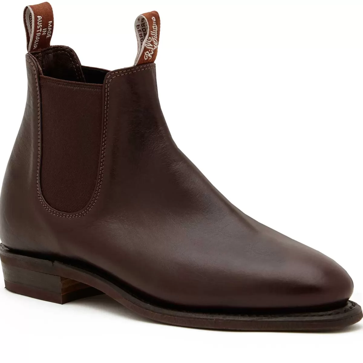 Hot RM Williams Adelaide Boots - Ladies Rubber Sole - Chestnut