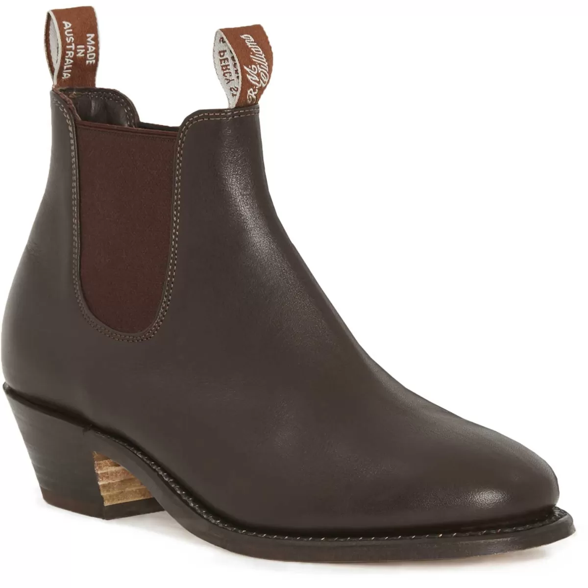 Hot RM Williams Adelaide Cuban Heel Boots - Ladies - Chestnut