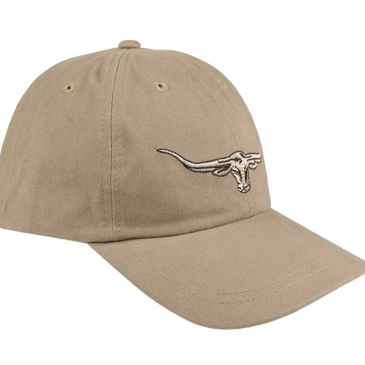 Cheap RM Williams Cap - Longhorn Steers Head Logo Buckskin