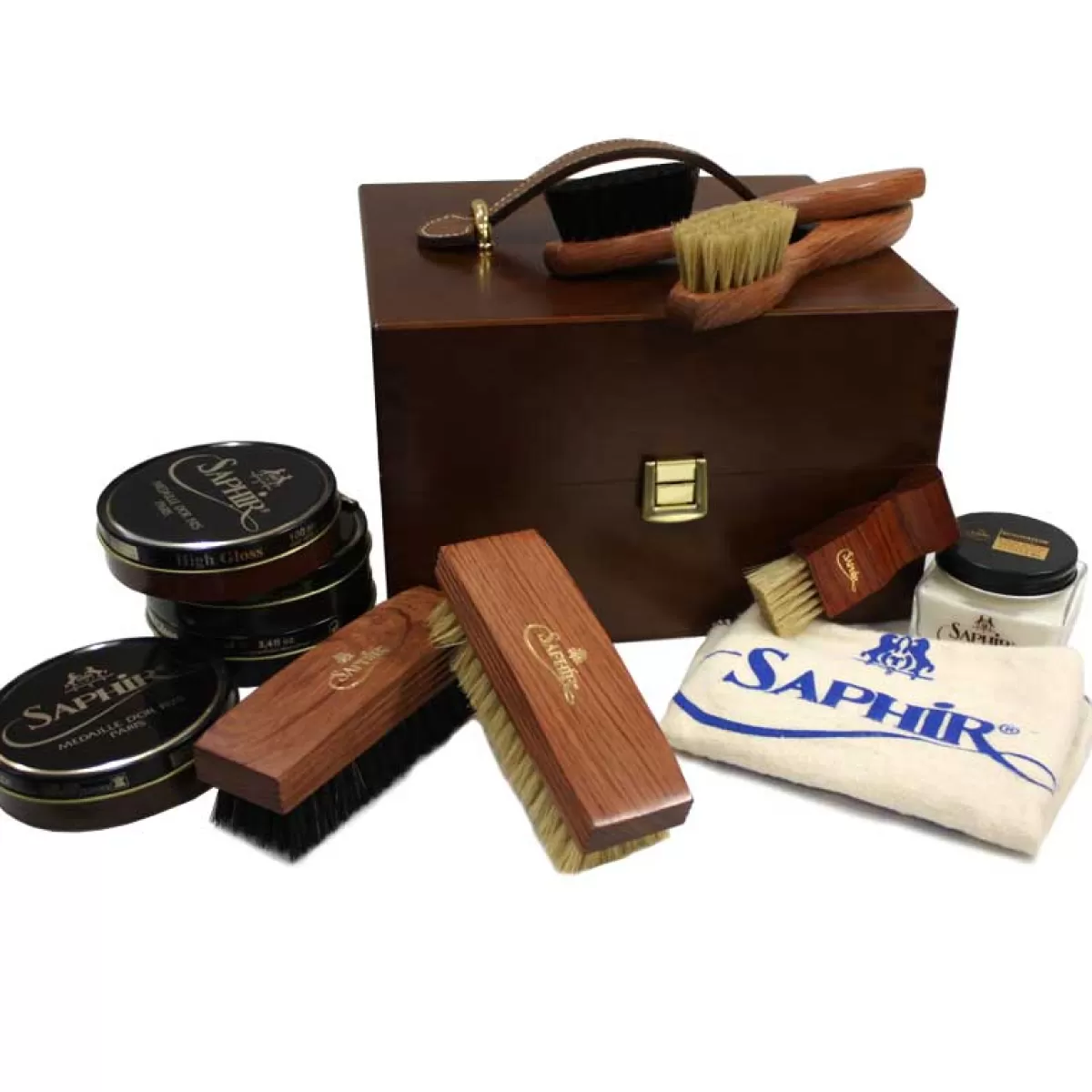 Shop Saphir Medaille D'Or Luxury Wooden Valet Box