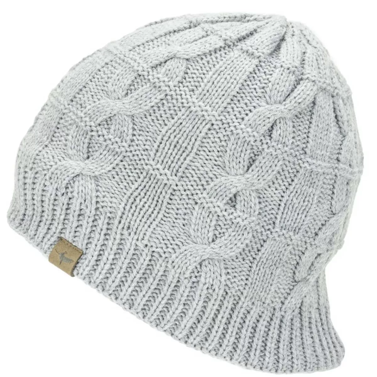 Best Sale Sealskinz Hat - Waterproof Cold Weather Cable Knit Beanie Hat - Grey