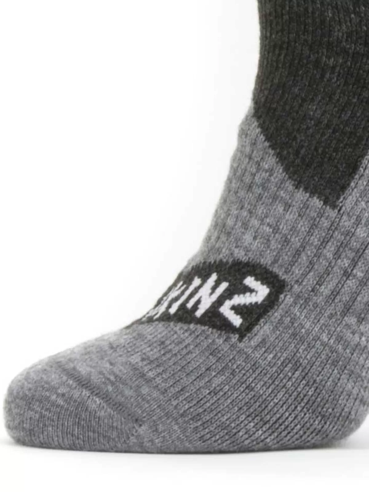 Sale Sealskinz Socks - Waterproof All Weather Mid Length - Black & Grey