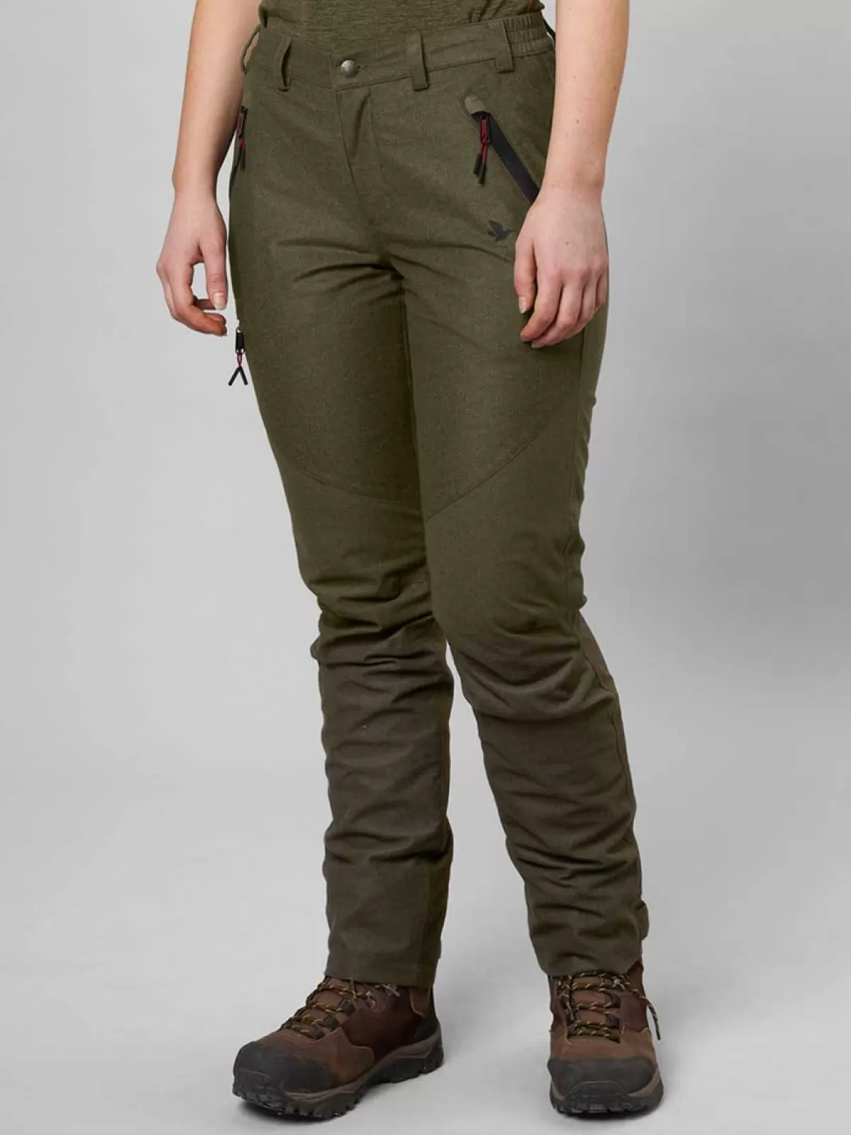 Cheap Seeland Avail Trousers - Ladies - Pine Green Melange