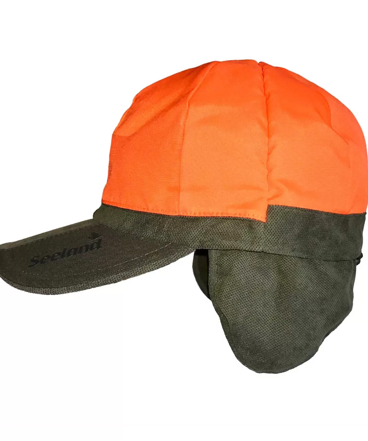 Fashion Seeland Cap - Helt With Reversible Flourescent Crown - Grizzly Brown