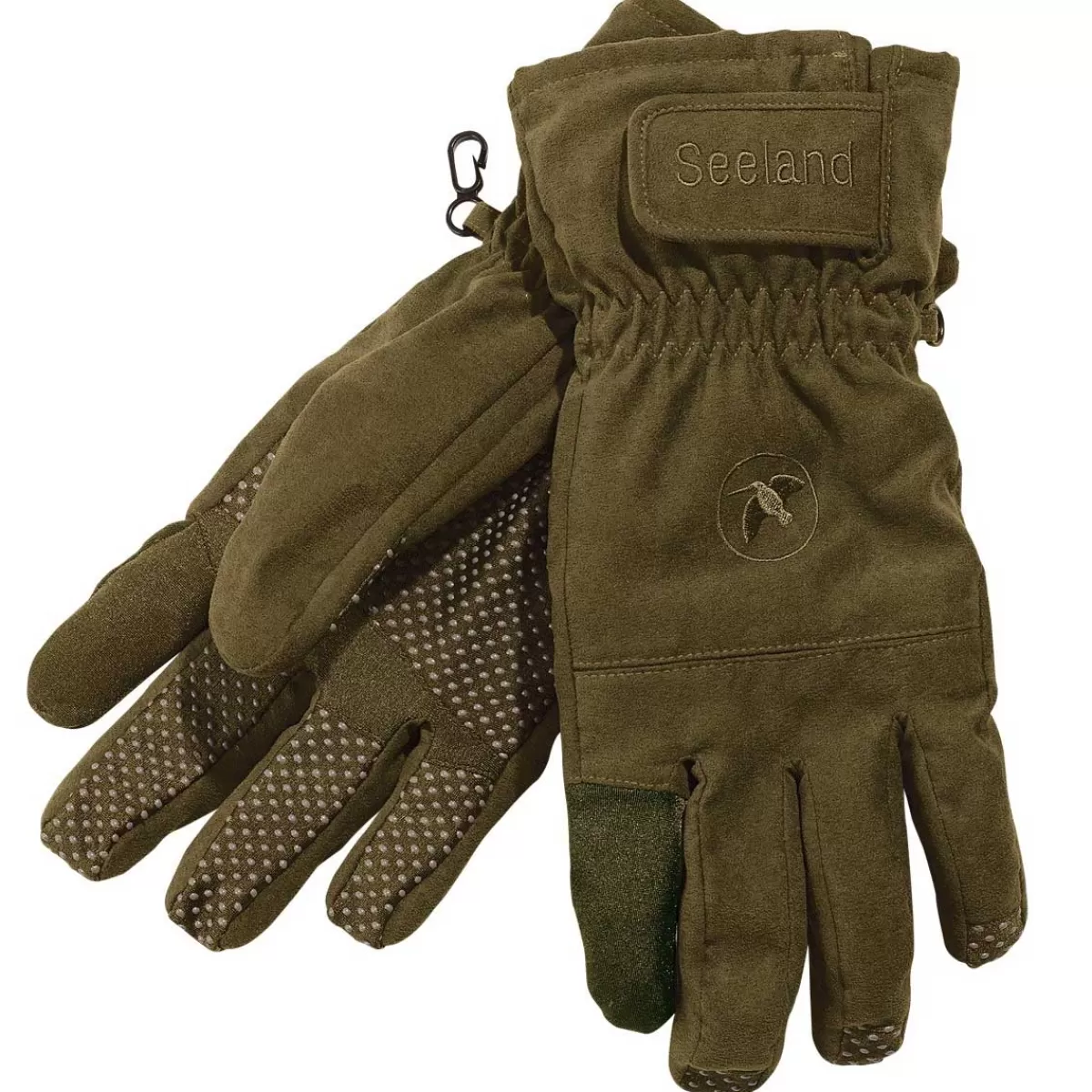 Discount Seeland Gloves - Anti Slip Palms & Microfibre Trigger Finger - Green