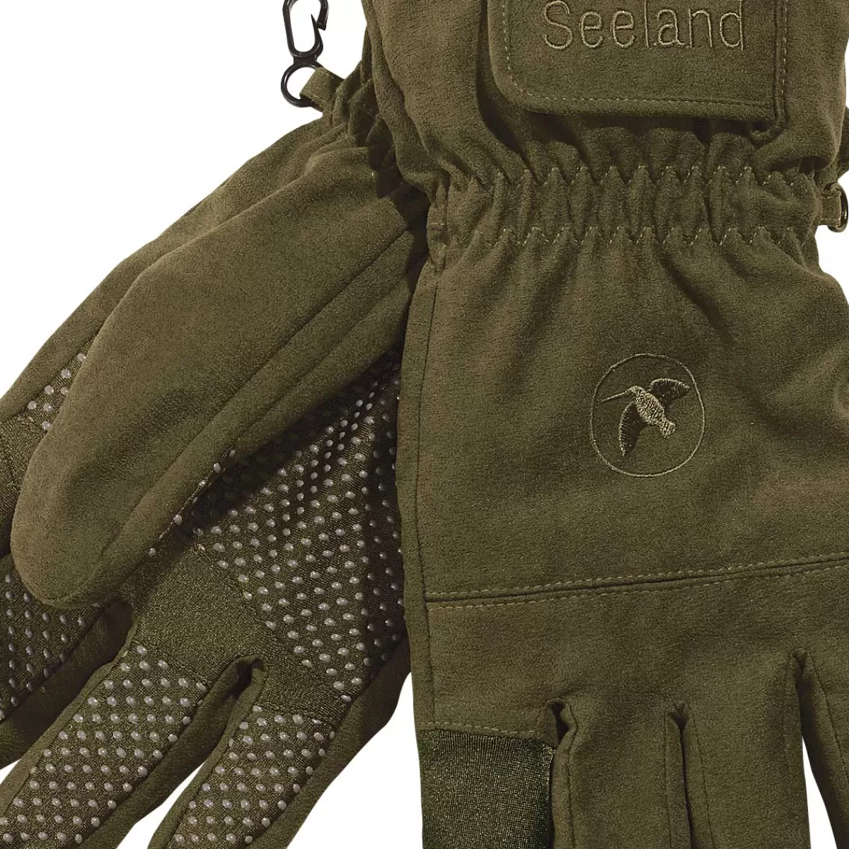 Discount Seeland Gloves - Anti Slip Palms & Microfibre Trigger Finger - Green