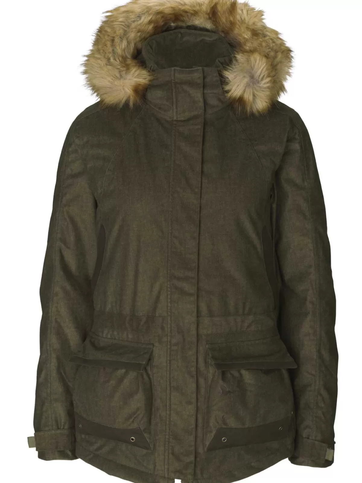 Cheap Seeland North Jacket - Ladies Thinsulate Lined - Pine Green